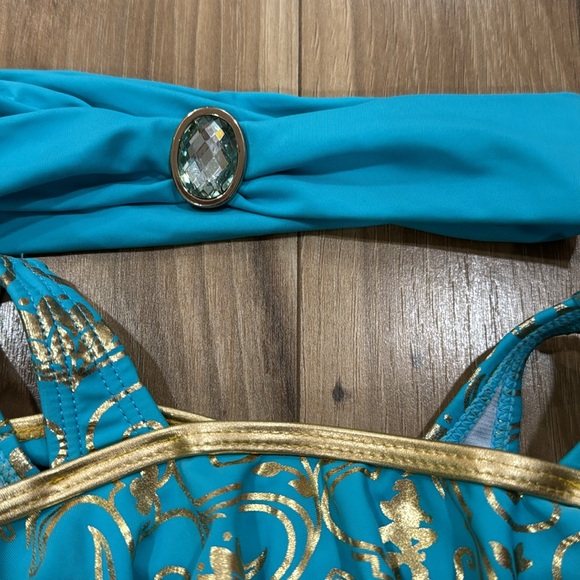3 piece princess jasmine swim suit size 4 - Picture 4 of 7
